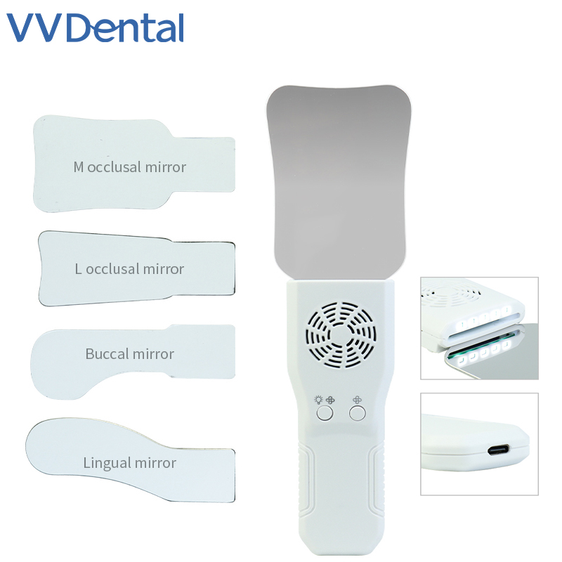 Photography Led Lighting Kit - VVDental Tandheelkundige Anti-Fog Spiegelset, Mistvrije Intraorale