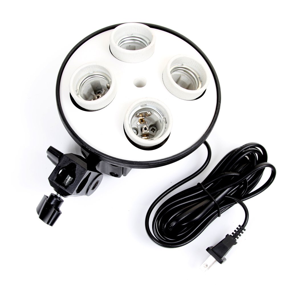 Photography Using Lighting - E27-basis Vier lamphouder Gloeilamp Gebruik voor