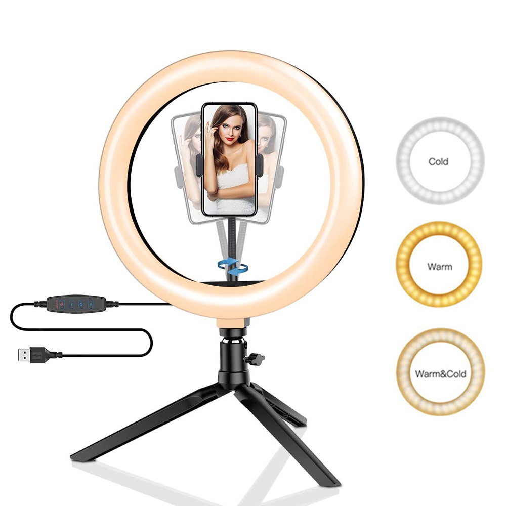 Photography Led Lighting Kit - 26 cm 10 inch Led Ring