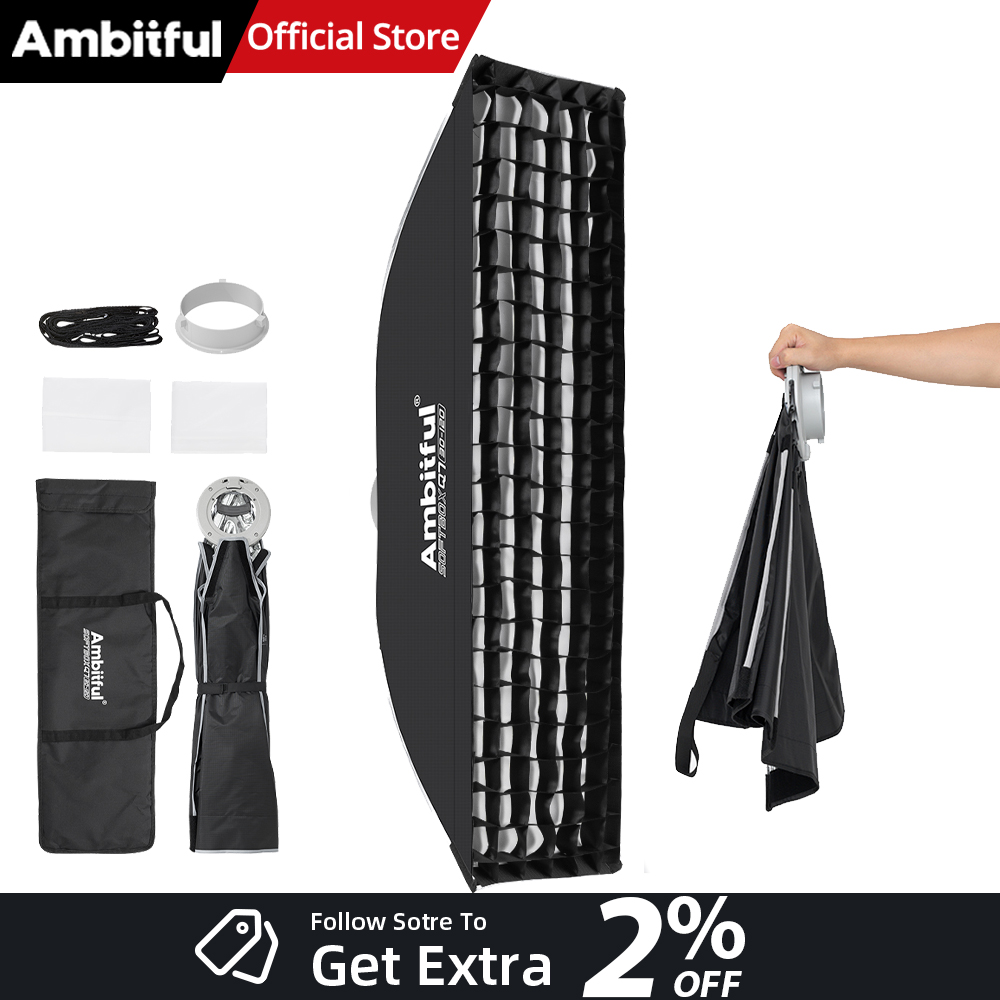 Photography Lighting Meter - Ambitieuze Q7-II 30*120cm Bowens Mount Strip