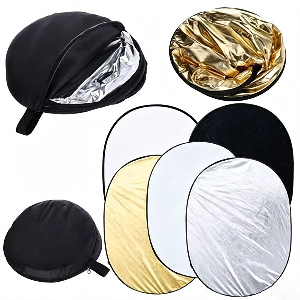 Lighting In Photography Studio - Draagbare 5-in-1 opvouwbare fotografie reflector lichtdiffuser