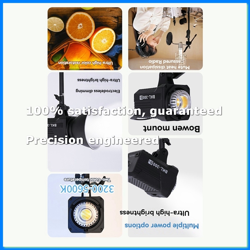 Photography Lighting Indoor - 300W Bi LED-videolamp, continue LED-verlichting met