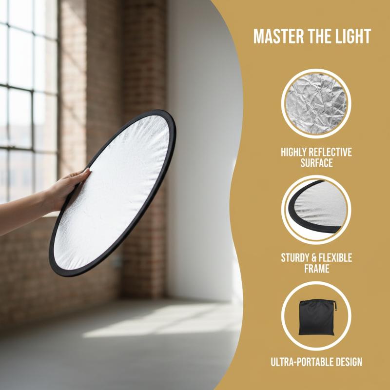 Photography Using Lighting - 5-in-1 ronde fotoreflector, opvouwbare lichtdiffusor voor