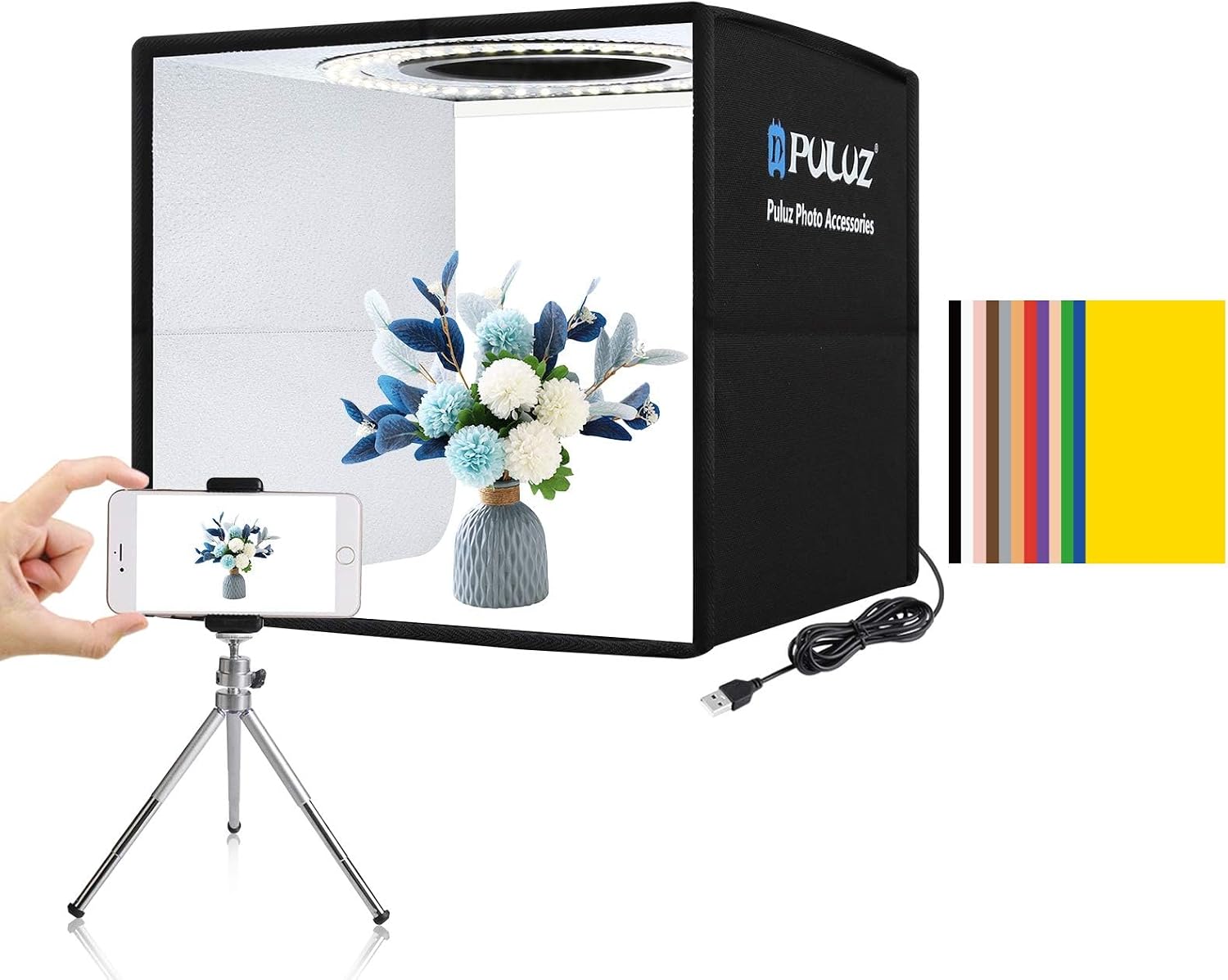 RGB LED-paneel videolamp met A - Photography Led Lighting Kit recensie en prijs
