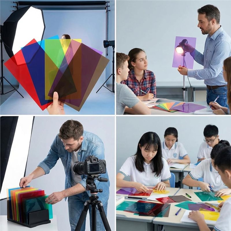 ABDJ-A4 PVC-platen in 9 kleure - Photography Using Lighting recensie en prijs