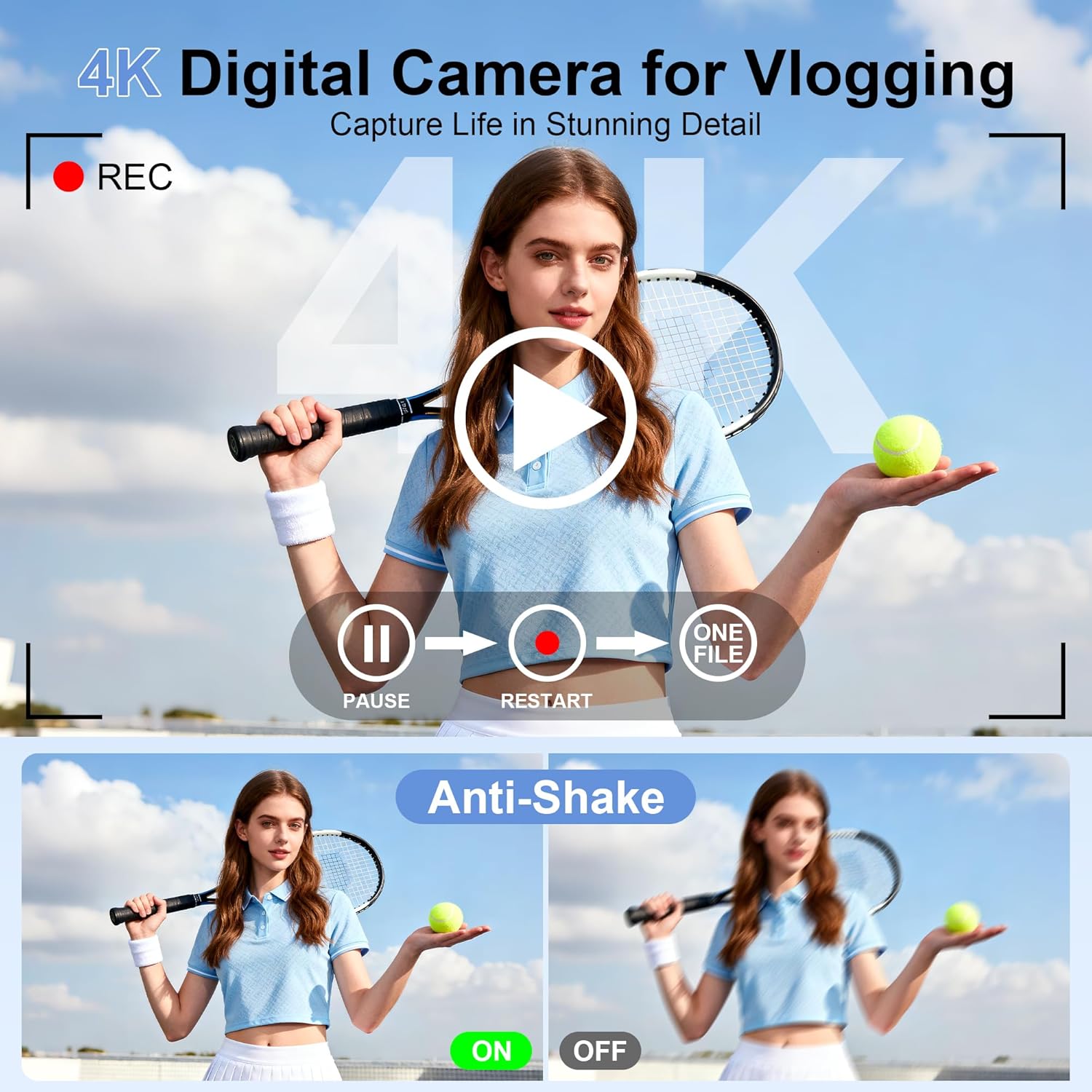 4K HD digitale camera voor fot - Photography Using Lighting recensie en prijs