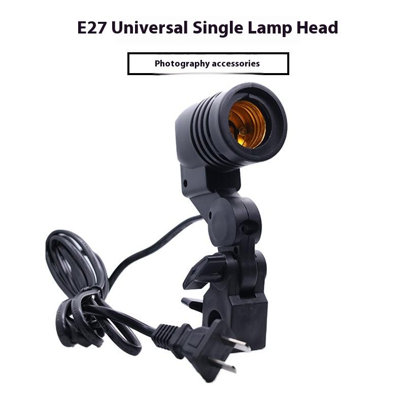 Zwart 1.8M Kabel Snoer E27 Soc - Photography Lighting Tools recensie en prijs
