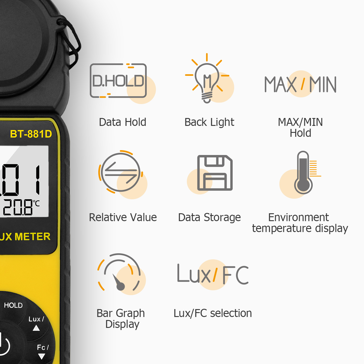 Digitale Luxmeter 400.000 Lux  - Photography Lighting Meter recensie en prijs