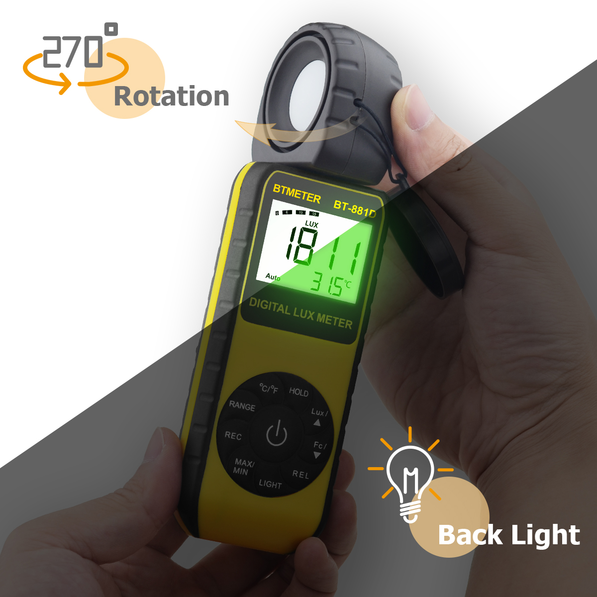 Digitale Luxmeter 400.000 Lux  - Photography Lighting Meter recensie en prijs
