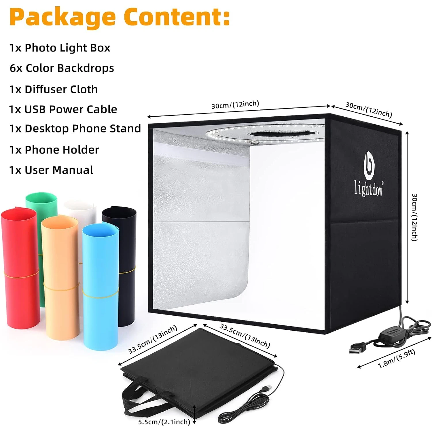 Lightdow Fotostudio Light Box  - Photography Led Lighting Kit recensie en prijs