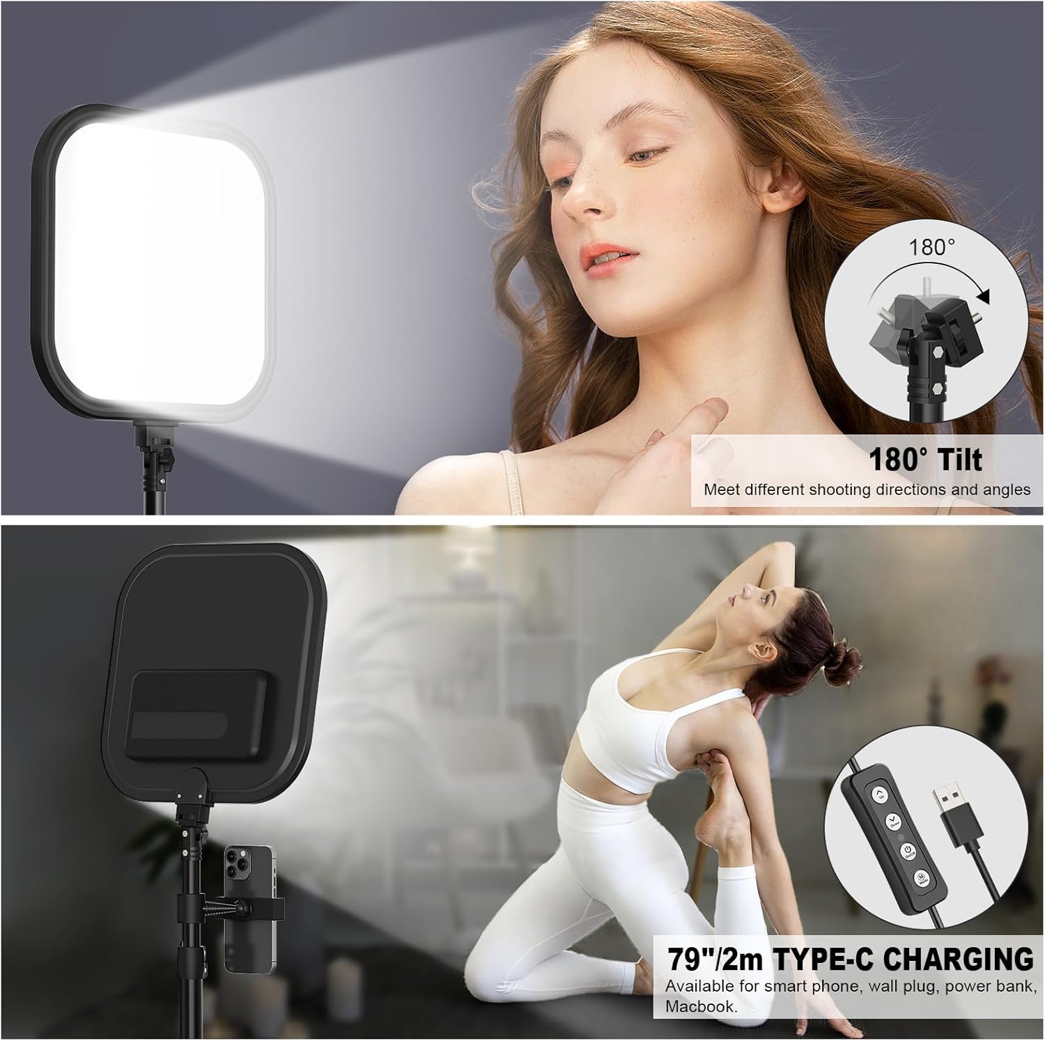 2-pack LED Videolamp Set 15W 7 - Altson Photography Video Lighting Kit recensie en prijs