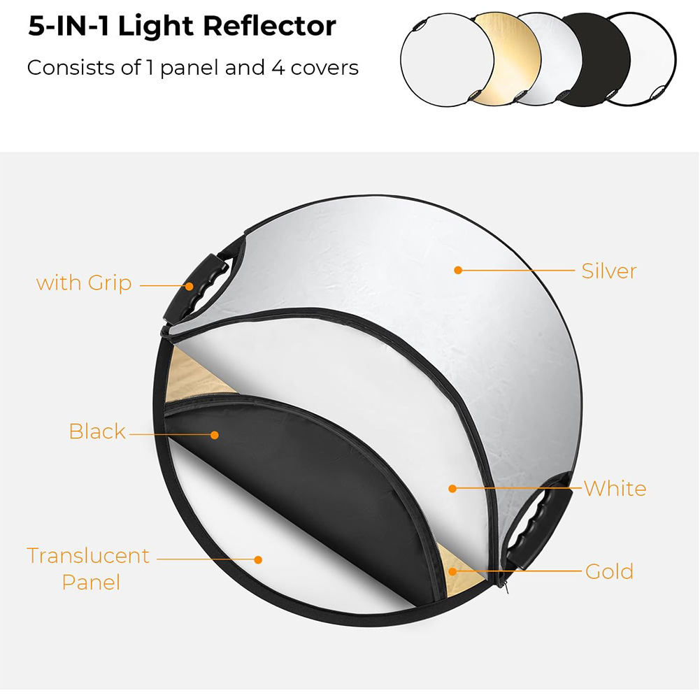 MYOBO Reflector Fotografie Opv - Photography Lighting Meter recensie en prijs