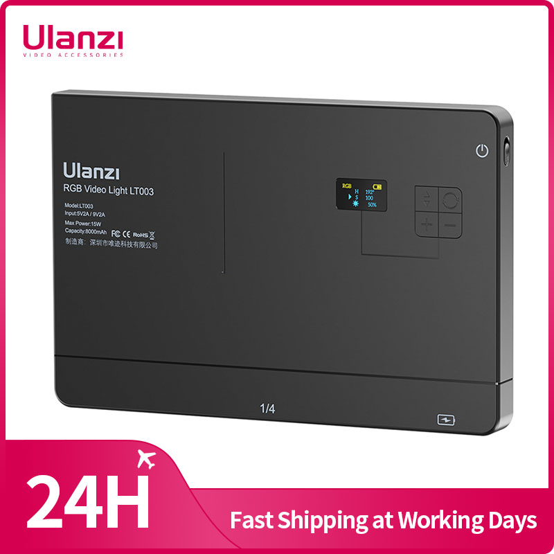 Ulanzi lt003 15w rgb video lic - Photography Lighting Wireless recensie en prijs