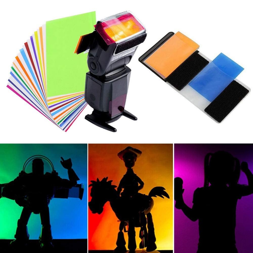12 kleuren cameraflitsgels ver - Portrait Photography With Lighting recensie en prijs