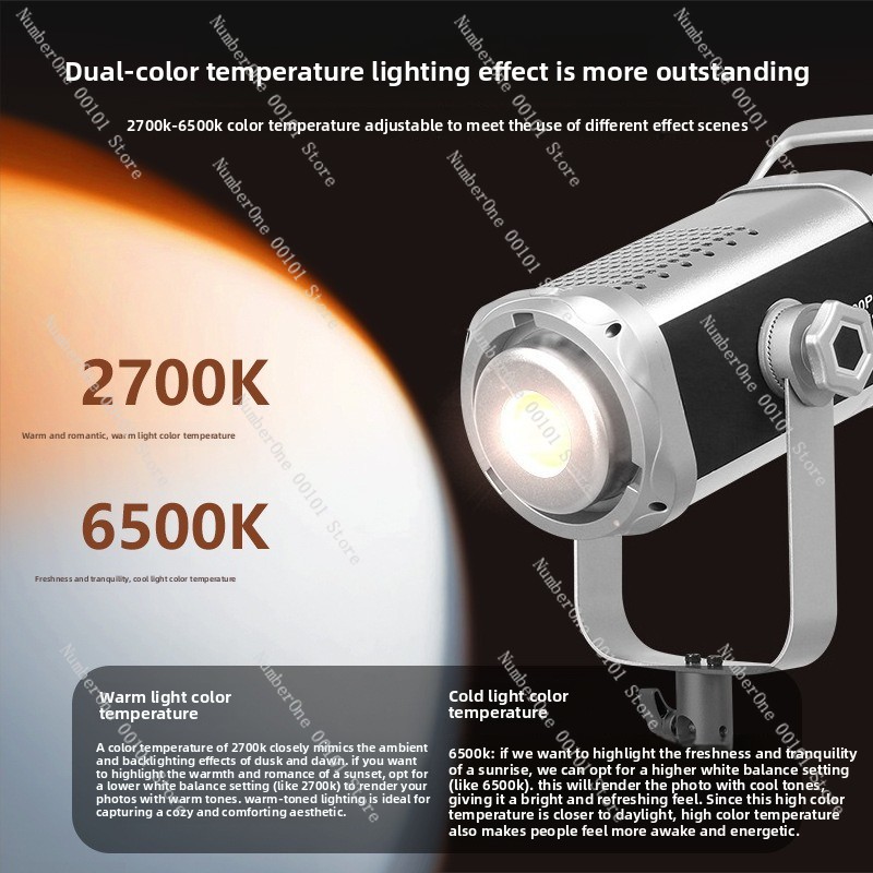 300W COB Fotografie Licht Dubb - Portrait Photography With Lighting recensie en prijs