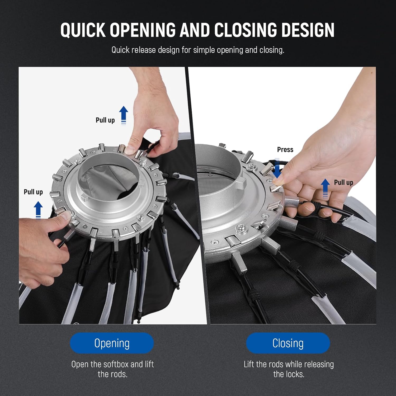 Parabolische softbox met Bowen - Photography Lighting Meter recensie en prijs