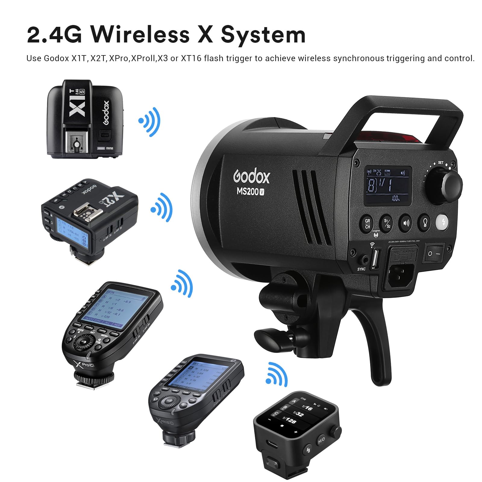Godox MS200V Studio Strobe Fli - Portrait Photography With Lighting recensie en prijs