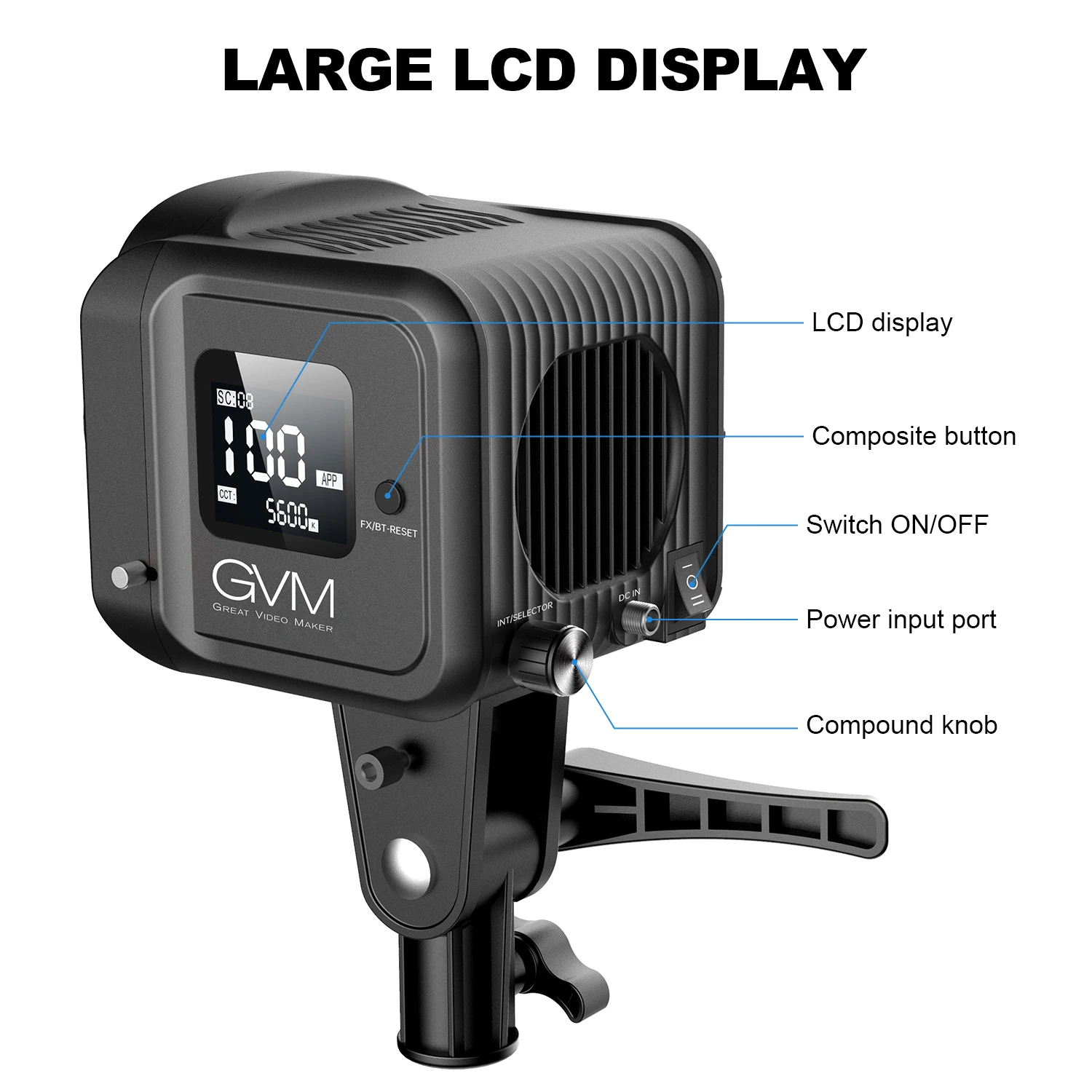GVM SD80D 80W Bi-Color LED Vid - Photography Using Lighting recensie en prijs
