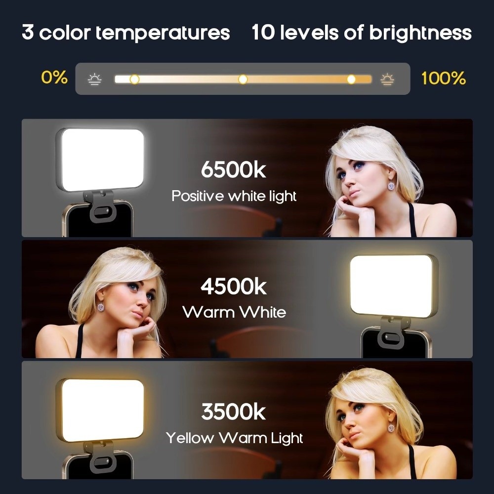 800/1000mAh LED Selfie-licht 3 - Photography Using Lighting recensie en prijs