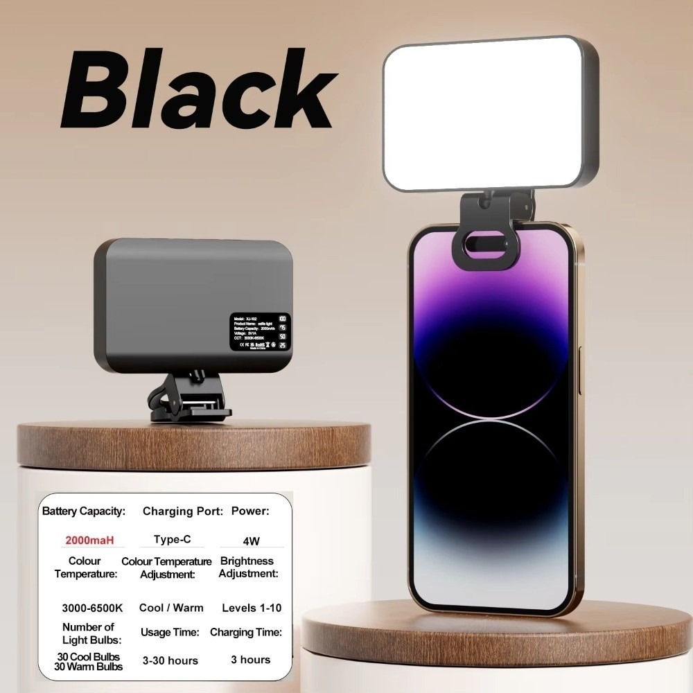 800/1000mAh LED Selfie-licht 3 - Photography Using Lighting recensie en prijs